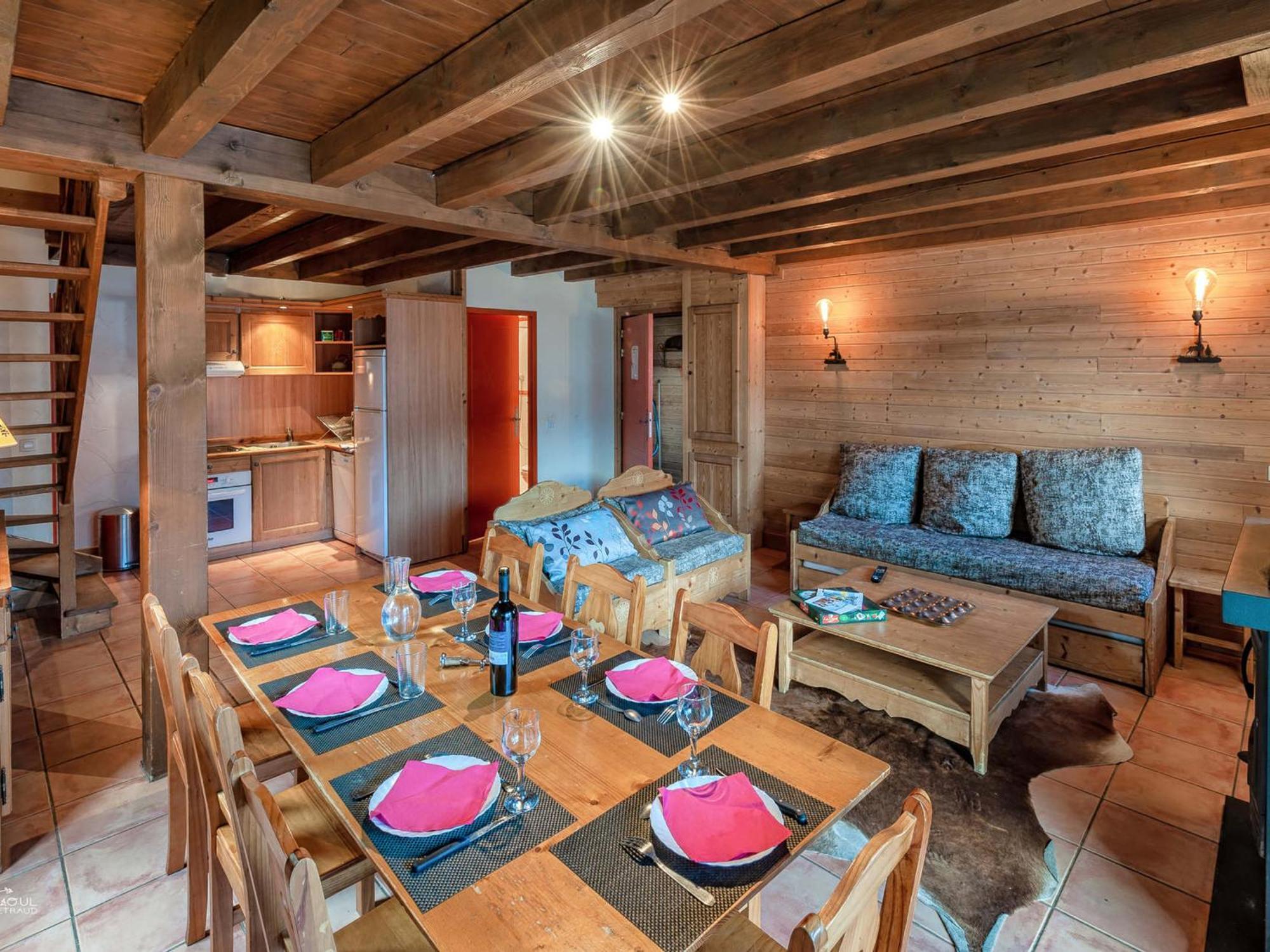 Chalet En Bois Avec 3 Chambres A Pra Loup - Fr-1-165A-47 Uvernet-Fours Eksteriør bilde