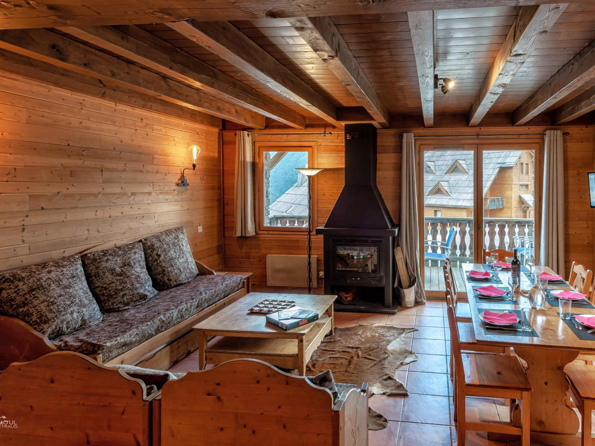 Chalet En Bois Avec 3 Chambres A Pra Loup - Fr-1-165A-47 Uvernet-Fours Eksteriør bilde